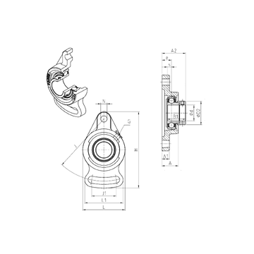 ESFA212 SNR Bearing Units