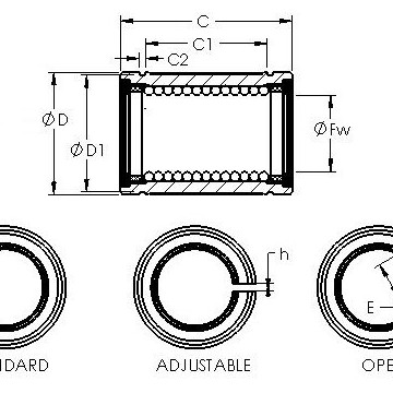 LBE 40 UU AJ AST Linear Bearings