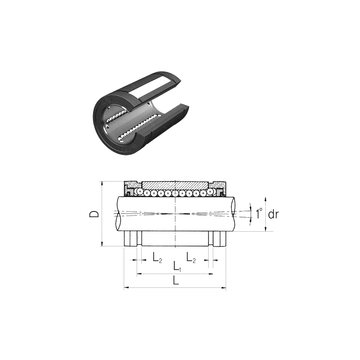 LMBS32UUOP Samick Linear Bearings