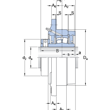 FYRP 2 3/16-3 SKF Bearing Units