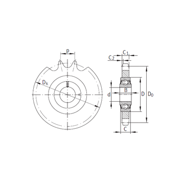 KSR16-L0-12-10-13-16 INA Bearing Units