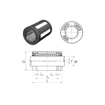 LMBS20 Samick Linear Bearings