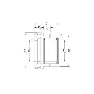 NAXK35 KOYO Complex Bearings