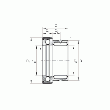 NKX20-Z INA Complex Bearings #1 small image