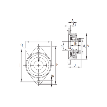 PCJT20-N INA Bearing Units #1 small image