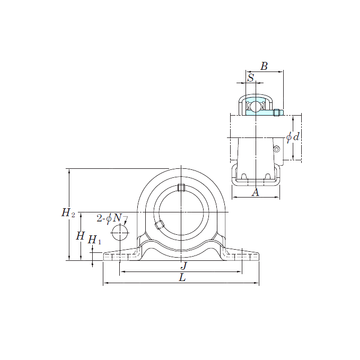 SBPP203 KOYO Bearing Units #1 small image