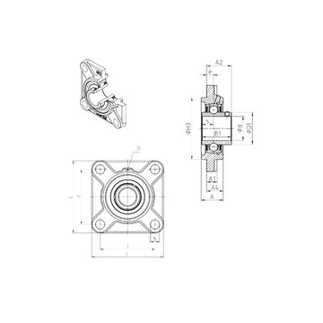 UCFS313 SNR Bearing Units #1 small image