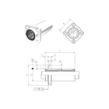 LMKP35L Samick Linear Bearings #1 small image