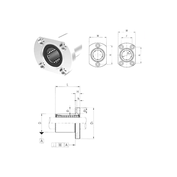 LMH13UU Samick Linear Bearings #1 small image