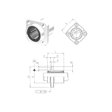 LMKP20 Samick Linear Bearings