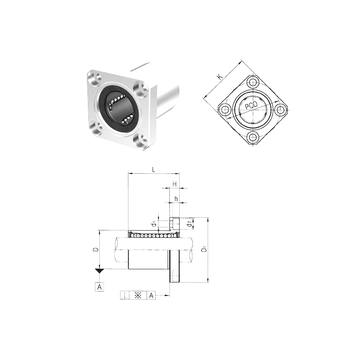 LMK40 Samick Linear Bearings #1 small image