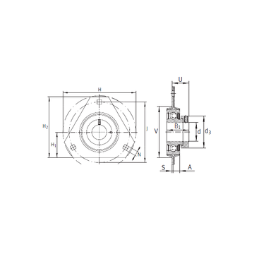 RATR35 INA Bearing Units #1 small image