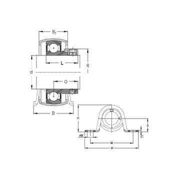 PB15 NKE Bearing Units #1 small image