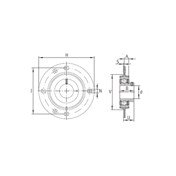 RAY20 INA Bearing Units #1 small image