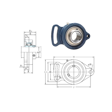 UCFA205-16 FYH Bearing Units #1 small image