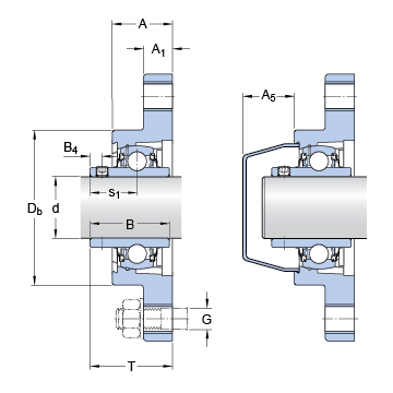 FYTWK 40 LTHR SKF Bearing Units #1 small image