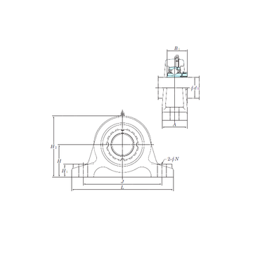 UKIP211 KOYO Bearing Units #1 small image