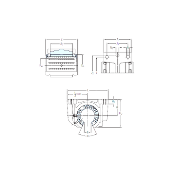 LUCF 16 SKF Linear Bearings #1 small image