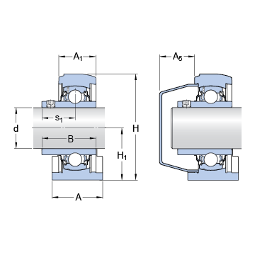 SYFWK 35 LTHR SKF Bearing Units #1 image