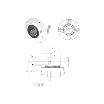 LMFP35UU Samick Linear Bearings #1 image