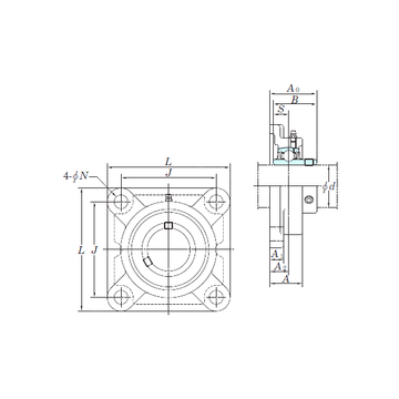 UCF328 KOYO Bearing Units #1 image