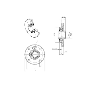 UCFCE208 SNR Bearing Units #1 image